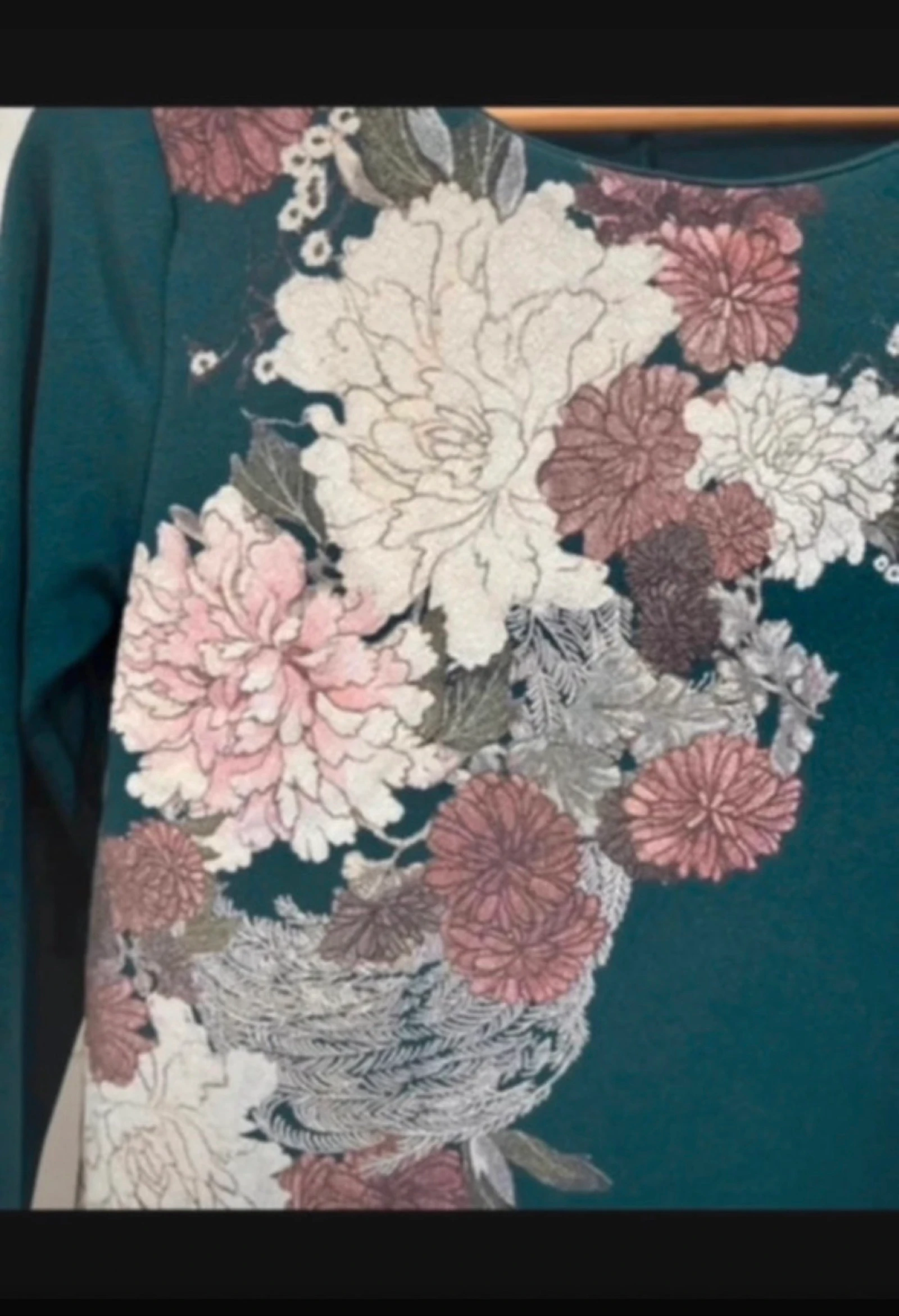 Vestido azul com flores 🌺 Springfield M – photo 2